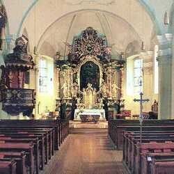 Pfarrkirche Irdning, Altarraum vor Neugestaltung