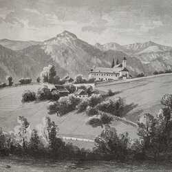 Falkenburg bei Irdning, Kloster, 1871